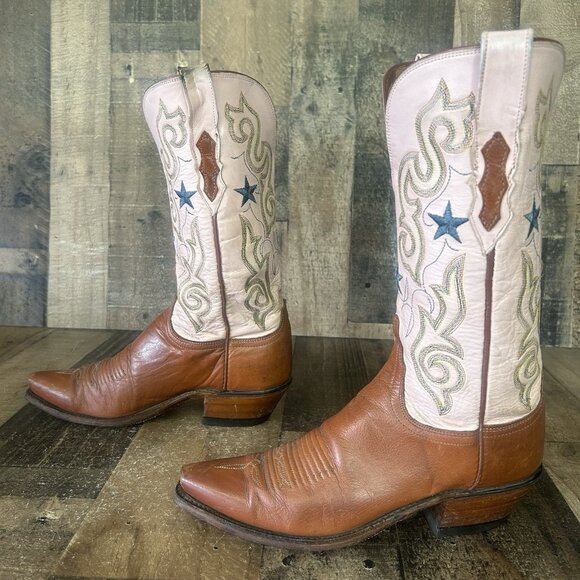 Lucchese N4535 Stars 1883 Western Cowboy Boots Womens 8 B - Picture 12 of 12